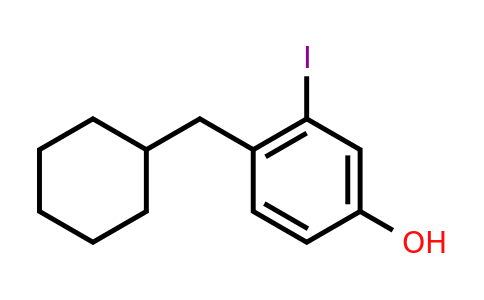 CAS 1243284-21-0 | 4-(Cyclohexylmethyl)-3-iodophenol