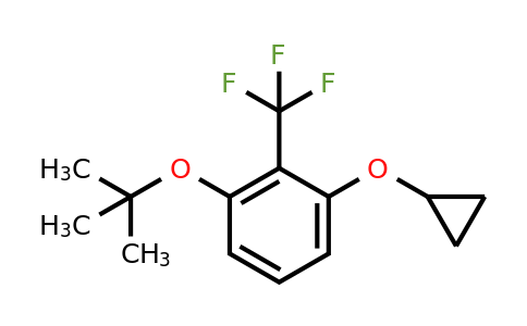 CAS 1243284-29-8 | 1-Tert-butoxy-3-cyclopropoxy-2-(trifluoromethyl)benzene