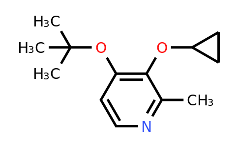 CAS 1243284-34-5 | 4-Tert-butoxy-3-cyclopropoxy-2-methylpyridine