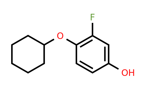 CAS 1243284-35-6 | 4-(Cyclohexyloxy)-3-fluorophenol