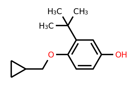CAS 1243284-40-3 | 3-Tert-butyl-4-(cyclopropylmethoxy)phenol
