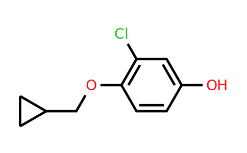 CAS 1243284-44-7 | 3-Chloro-4-(cyclopropylmethoxy)phenol