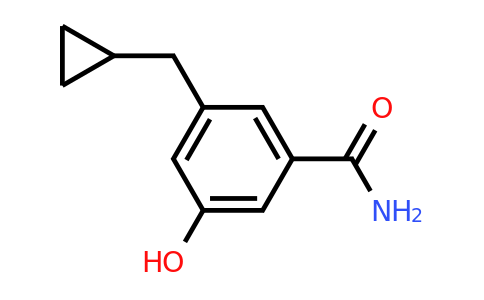 CAS 1243284-46-9 | 3-(Cyclopropylmethyl)-5-hydroxybenzamide
