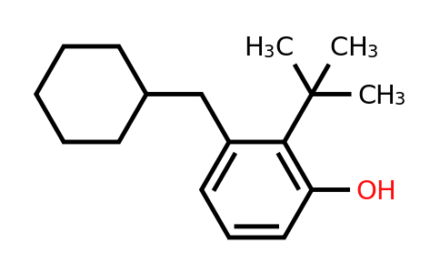 CAS 1243284-49-2 | 2-Tert-butyl-3-(cyclohexylmethyl)phenol