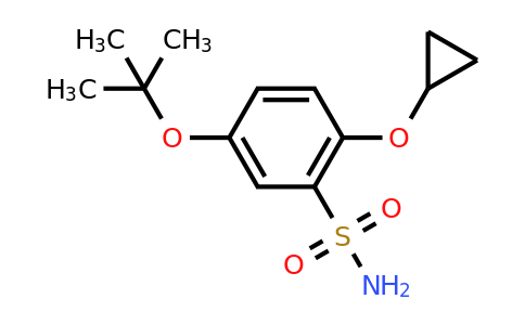CAS 1243284-50-5 | 5-Tert-butoxy-2-cyclopropoxybenzenesulfonamide