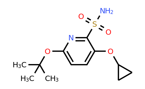 CAS 1243284-56-1 | 6-Tert-butoxy-3-cyclopropoxypyridine-2-sulfonamide