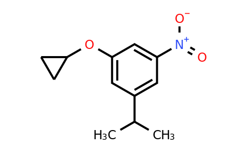 CAS 1243284-59-4 | 1-Cyclopropoxy-3-isopropyl-5-nitrobenzene