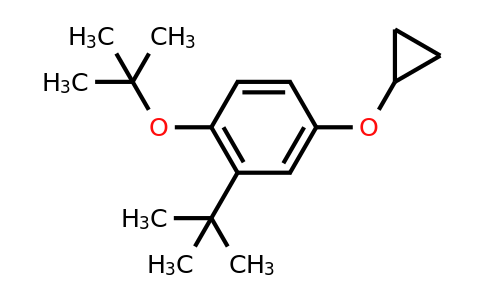CAS 1243284-61-8 | 1-Tert-butoxy-2-tert-butyl-4-cyclopropoxybenzene