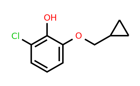 CAS 1243284-63-0 | 2-Chloro-6-(cyclopropylmethoxy)phenol