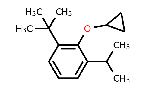 CAS 1243284-67-4 | 1-Tert-butyl-2-cyclopropoxy-3-isopropylbenzene