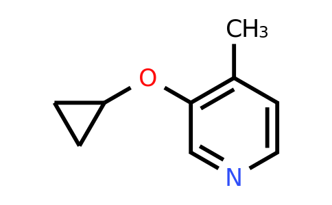 CAS 1243284-74-3 | 3-Cyclopropoxy-4-methylpyridine