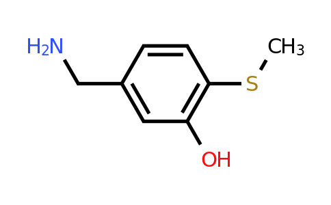 CAS 1243284-76-5 | 5-(Aminomethyl)-2-(methylthio)phenol