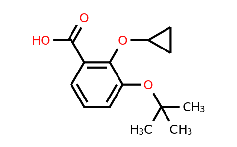 CAS 1243284-87-8 | 3-Tert-butoxy-2-cyclopropoxybenzoic acid