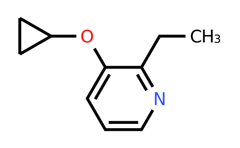 CAS 1243284-90-3 | 3-Cyclopropoxy-2-ethylpyridine