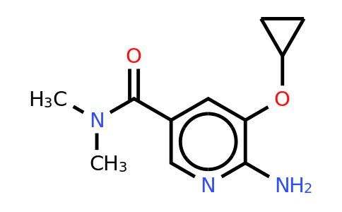 CAS 1243284-91-4 | 6-Amino-5-cyclopropoxy-N,n-dimethylnicotinamide