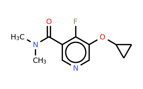 CAS 1243284-95-8 | 5-Cyclopropoxy-4-fluoro-N,n-dimethylnicotinamide