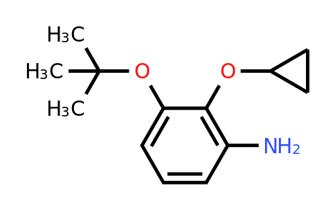 CAS 1243284-97-0 | 3-Tert-butoxy-2-cyclopropoxyaniline
