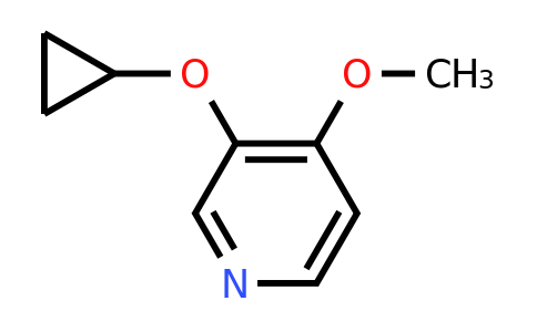 CAS 1243284-98-1 | 3-Cyclopropoxy-4-methoxypyridine