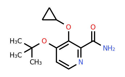 CAS 1243285-04-2 | 4-Tert-butoxy-3-cyclopropoxypicolinamide