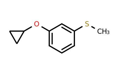 CAS 1243285-05-3 | (3-Cyclopropoxyphenyl)(methyl)sulfane