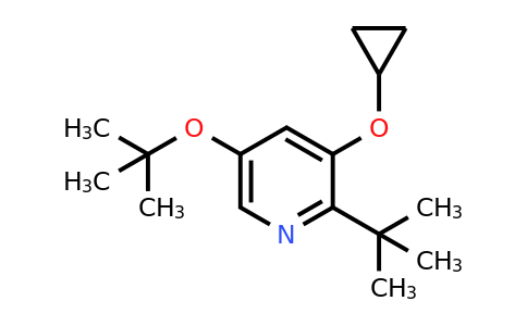 CAS 1243285-07-5 | 5-Tert-butoxy-2-tert-butyl-3-cyclopropoxypyridine