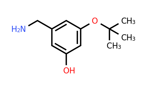 CAS 1243285-09-7 | 3-(Aminomethyl)-5-(tert-butoxy)phenol