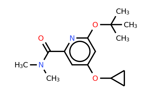 CAS 1243285-10-0 | 6-Tert-butoxy-4-cyclopropoxy-N,n-dimethylpicolinamide