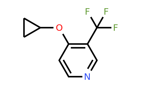 CAS 1243285-15-5 | 4-Cyclopropoxy-3-(trifluoromethyl)pyridine