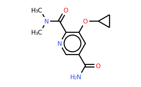 CAS 1243285-19-9 | 3-Cyclopropoxy-N2,N2-dimethylpyridine-2,5-dicarboxamide