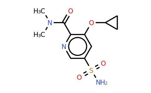 CAS 1243285-23-5 | 3-Cyclopropoxy-N,n-dimethyl-5-sulfamoylpicolinamide