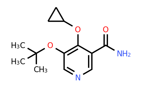 CAS 1243285-25-7 | 5-Tert-butoxy-4-cyclopropoxynicotinamide