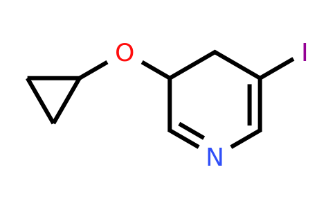 CAS 1243285-26-8 | 3-Cyclopropoxy-5-iodo-3,4-dihydropyridine