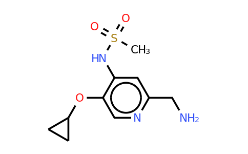 CAS 1243285-27-9 | N-(2-(aminomethyl)-5-cyclopropoxypyridin-4-YL)methanesulfonamide