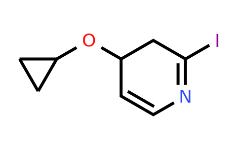 CAS 1243285-28-0 | 4-Cyclopropoxy-2-iodo-3,4-dihydropyridine