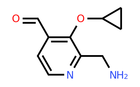 CAS 1243285-30-4 | 2-(Aminomethyl)-3-cyclopropoxyisonicotinaldehyde