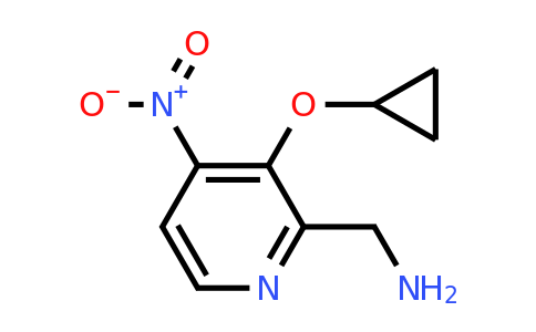 CAS 1243285-33-7 | (3-Cyclopropoxy-4-nitropyridin-2-YL)methanamine