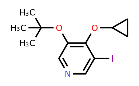 CAS 1243285-34-8 | 3-Tert-butoxy-4-cyclopropoxy-5-iodopyridine