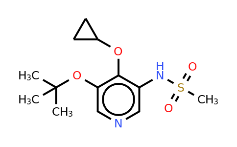 CAS 1243285-37-1 | N-(5-tert-butoxy-4-cyclopropoxypyridin-3-YL)methanesulfonamide