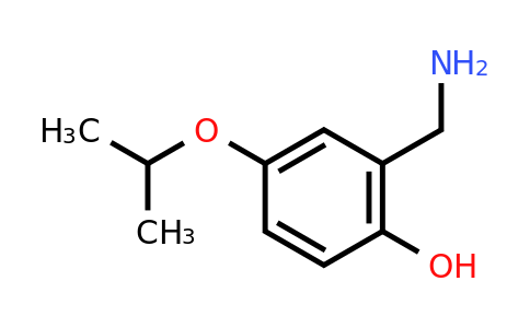 2-(Aminomethyl)-4-(propan-2-yloxy)phenol