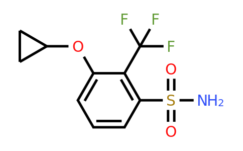 CAS 1243285-43-9 | 3-Cyclopropoxy-2-(trifluoromethyl)benzenesulfonamide