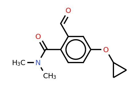 CAS 1243285-45-1 | 4-Cyclopropoxy-2-formyl-N,n-dimethylbenzamide