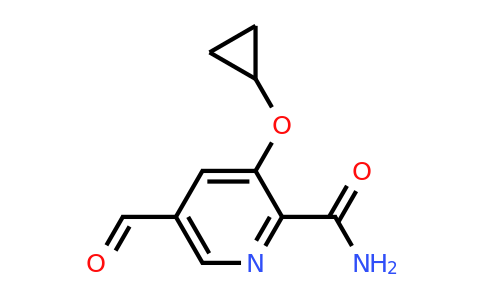 CAS 1243285-48-4 | 3-Cyclopropoxy-5-formylpicolinamide
