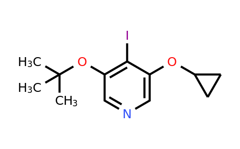 CAS 1243285-57-5 | 3-Tert-butoxy-5-cyclopropoxy-4-iodopyridine