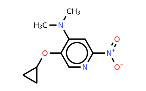 CAS 1243285-58-6 | 5-Cyclopropoxy-N,n-dimethyl-2-nitropyridin-4-amine