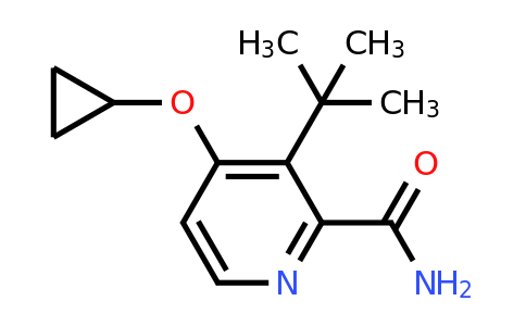 CAS 1243285-63-3 | 3-Tert-butyl-4-cyclopropoxypicolinamide