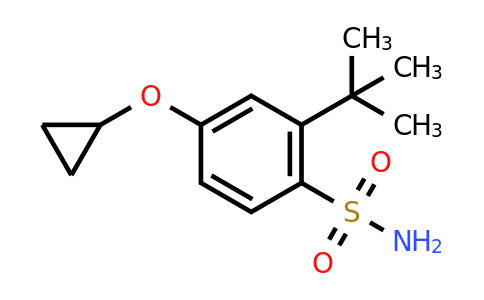 CAS 1243285-67-7 | 2-Tert-butyl-4-cyclopropoxybenzenesulfonamide