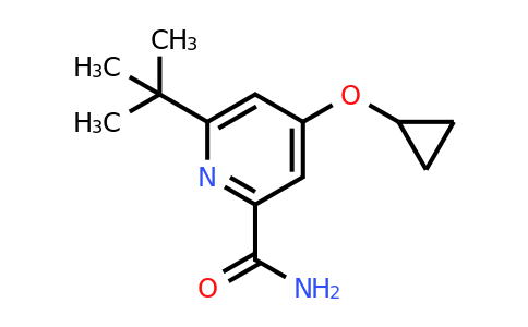 CAS 1243285-79-1 | 6-Tert-butyl-4-cyclopropoxypicolinamide