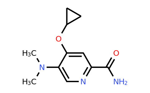 CAS 1243285-91-7 | 4-Cyclopropoxy-5-(dimethylamino)picolinamide