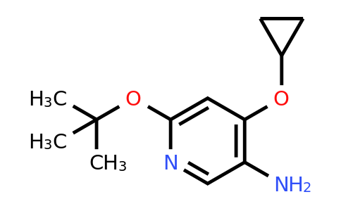 CAS 1243285-93-9 | 6-Tert-butoxy-4-cyclopropoxypyridin-3-amine