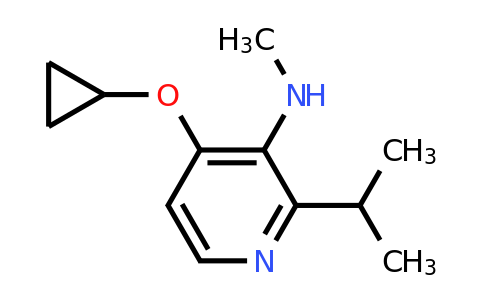 CAS 1243286-03-4 | 4-Cyclopropoxy-2-isopropyl-N-methylpyridin-3-amine